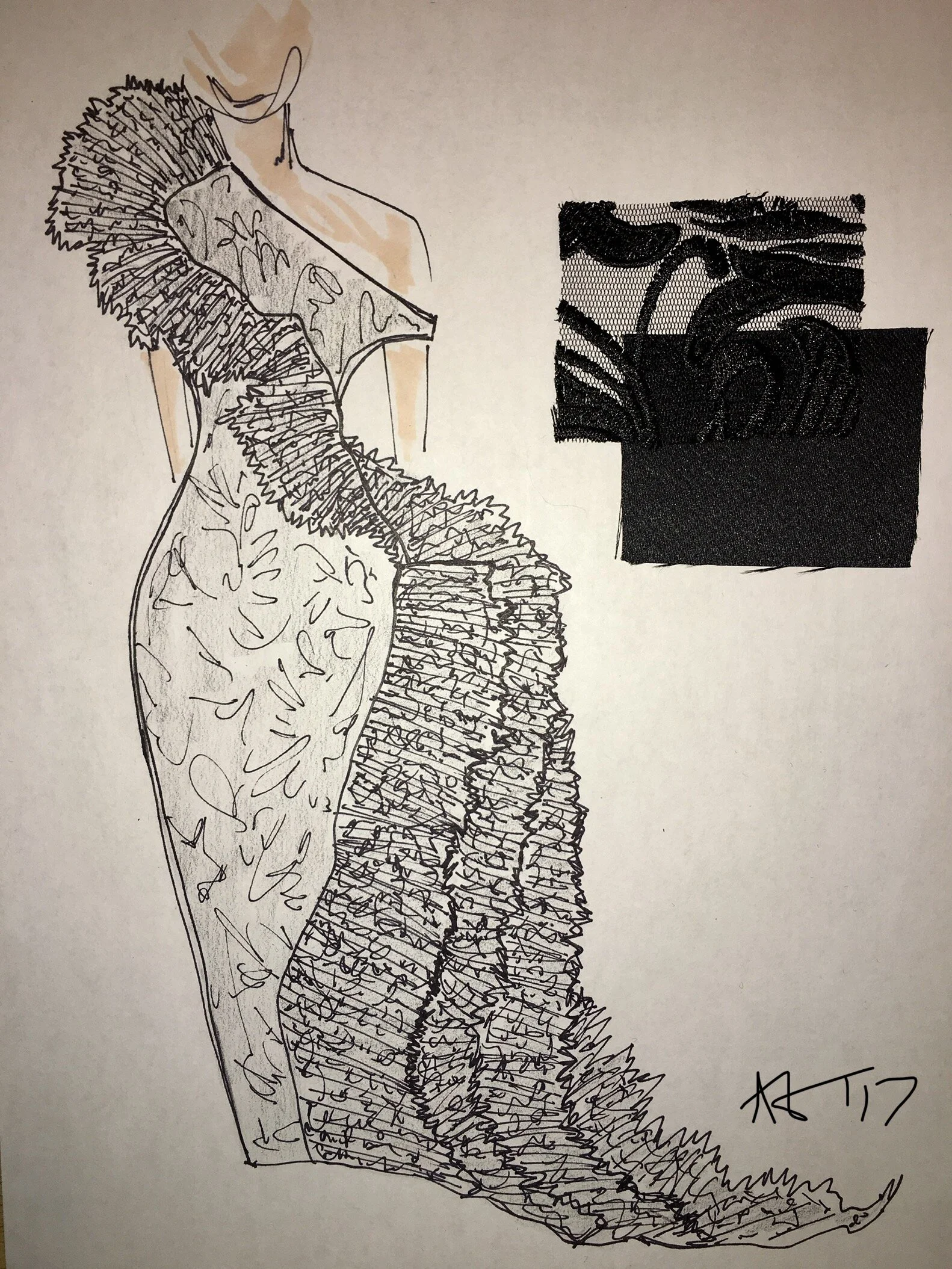 ‘Collection 2017’2017These were designed when I applied to Fashion Core at the School of the Art Institute of Chicago.