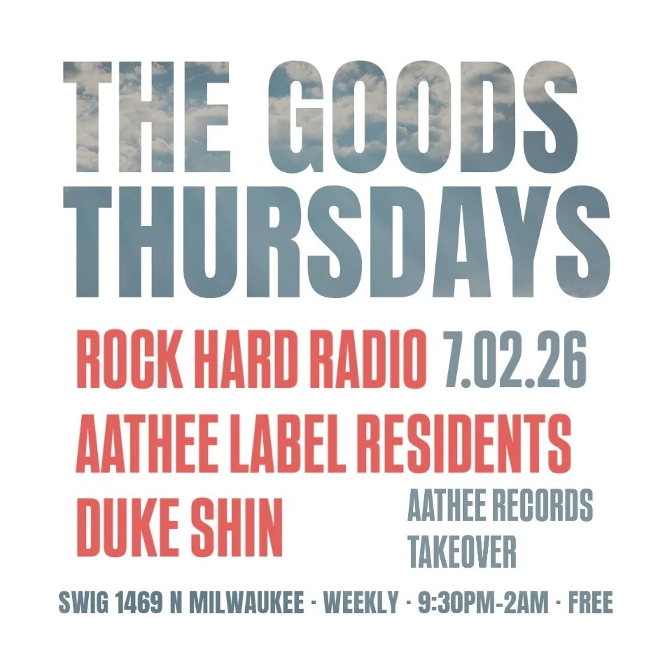 Goods Thursdays: Rock Hard Radio / Aathee DJs / Duke Shin
