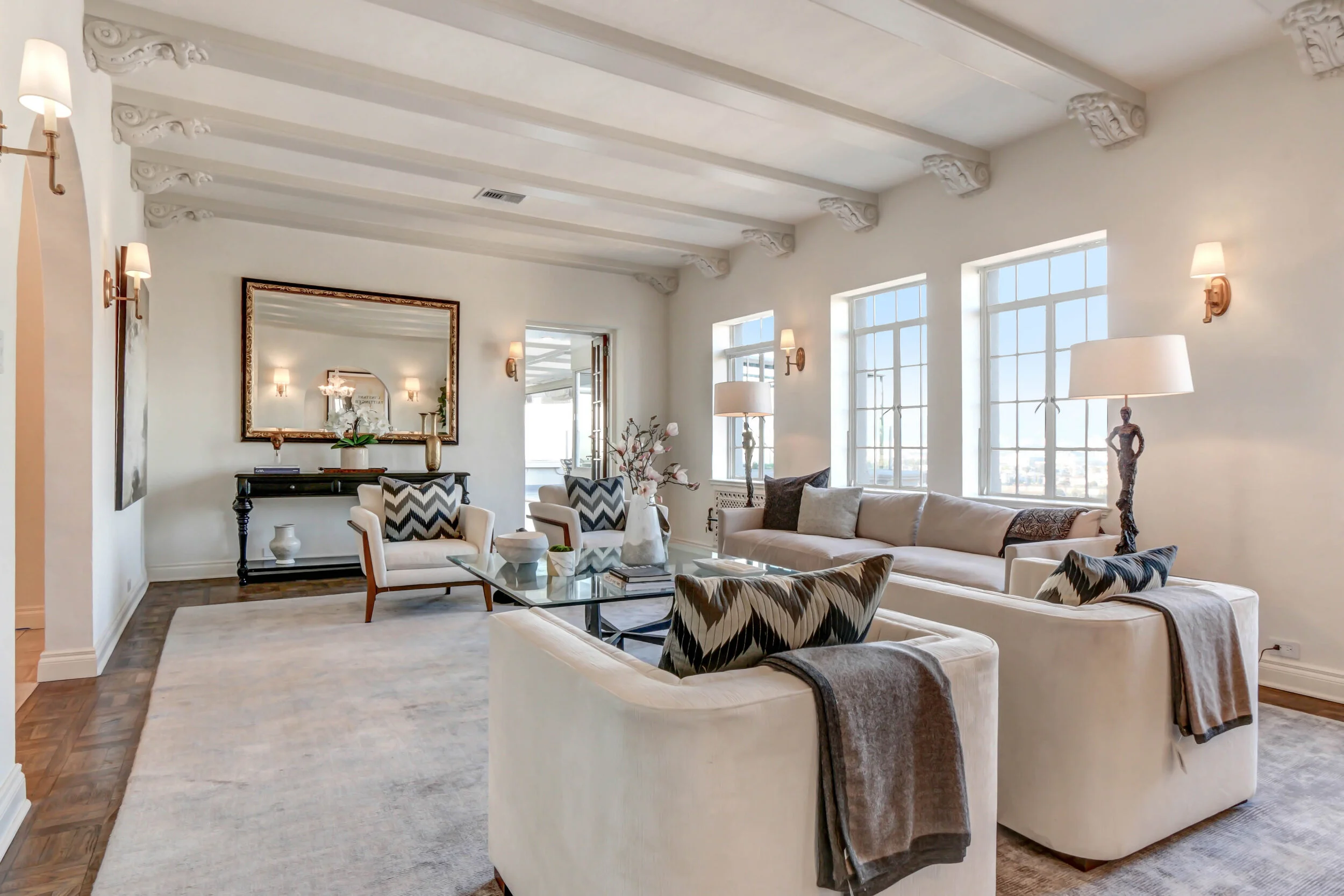 Living Room at El Royale Apartments