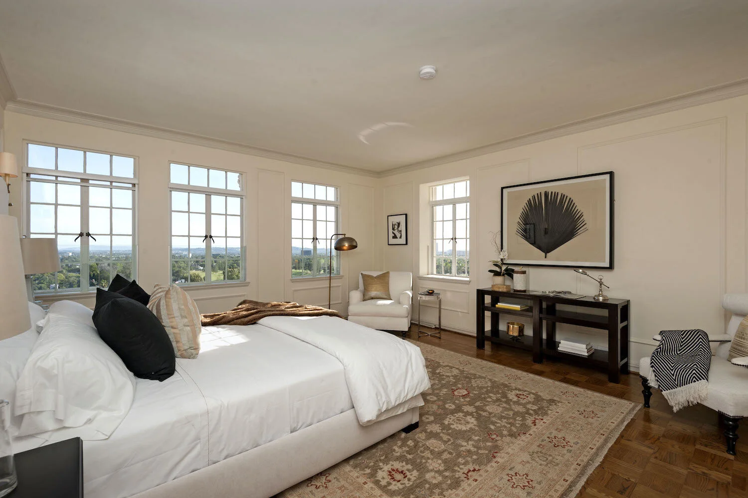 Window view in bedroom at El Royale Apartments