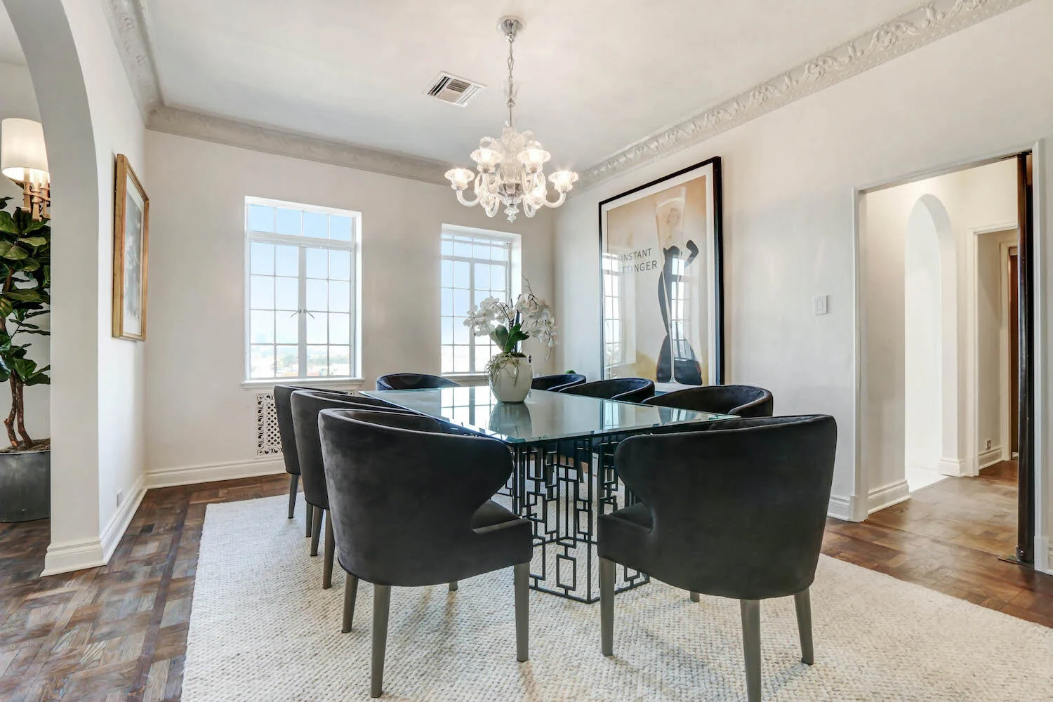 Luxury Dining Room at El Royale Apartments