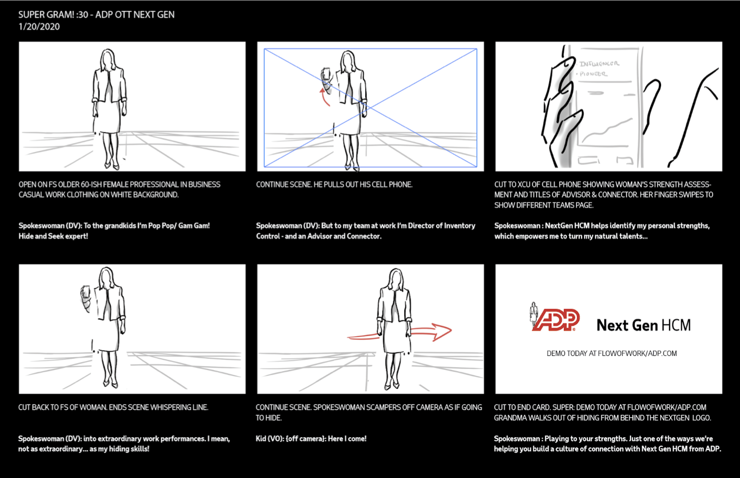 ADP Next Gen HCM Storyboards
