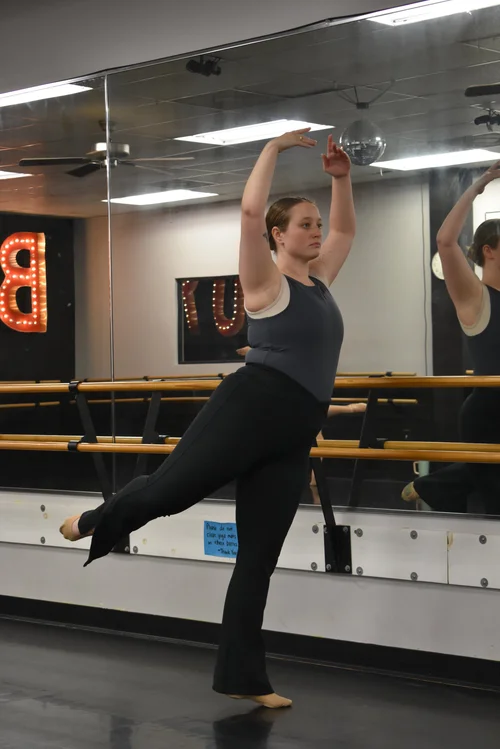 Adult ballet student at The Dance Barre