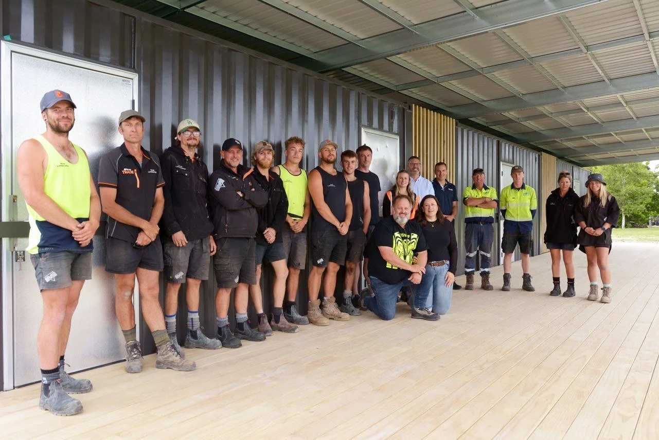 Image shows contractors that delivered the Hickling Park project