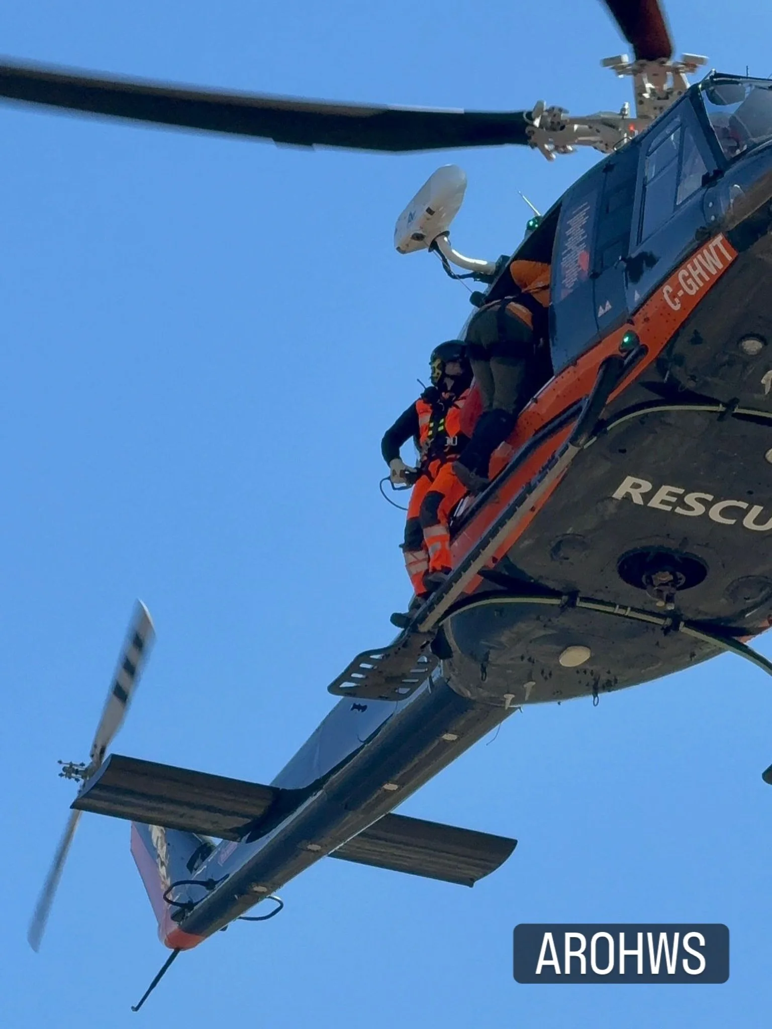 When landing isn&rsquo;t possible, this what you want to see. Your support keeps us ready. Visit arohws.ca to learn more.