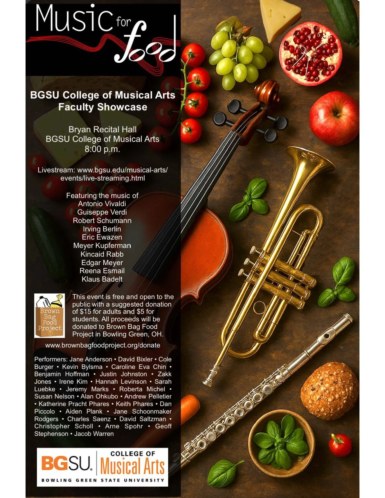 BGSU College of Musical Arts' Faculty Artist Series