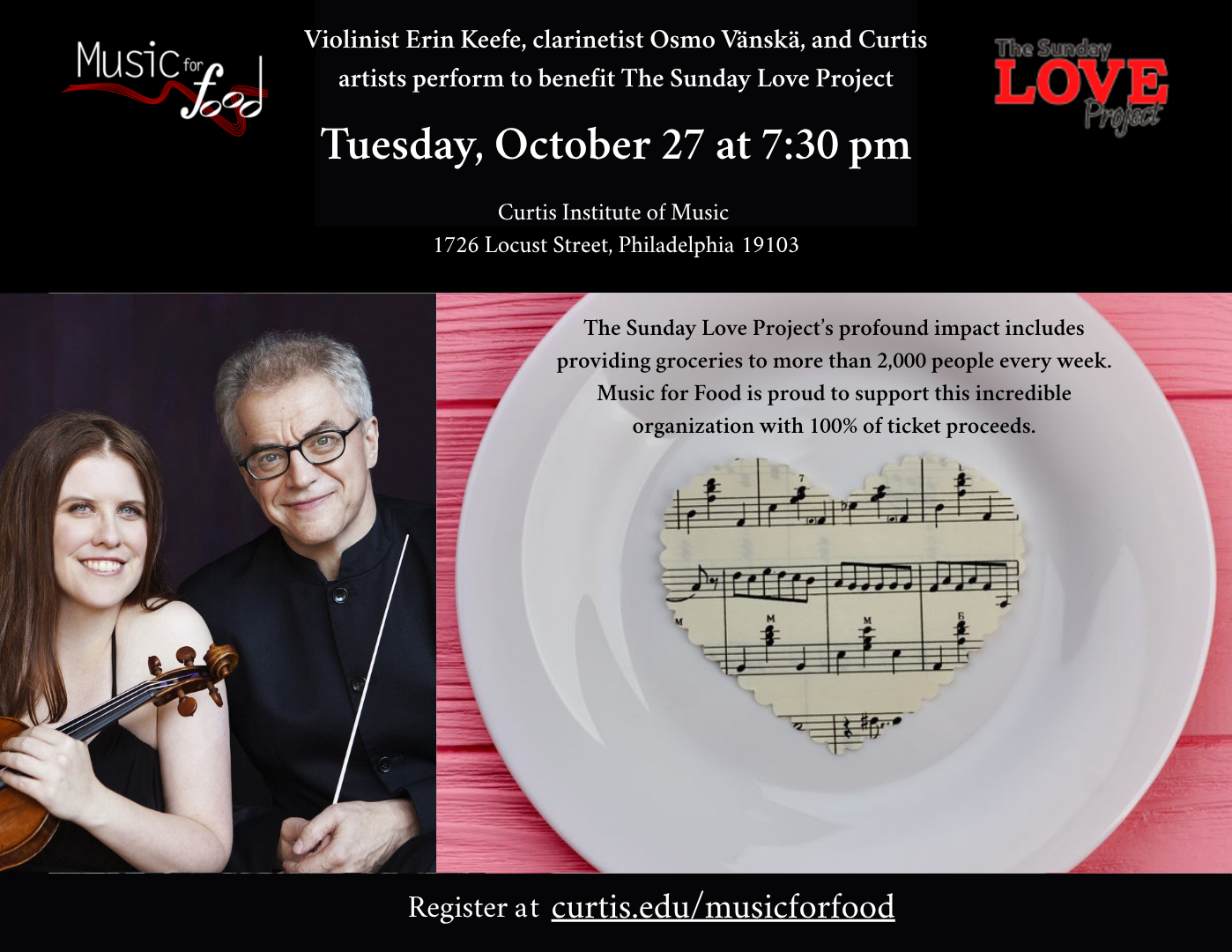 Benefit Concert featuring Curtis Artists