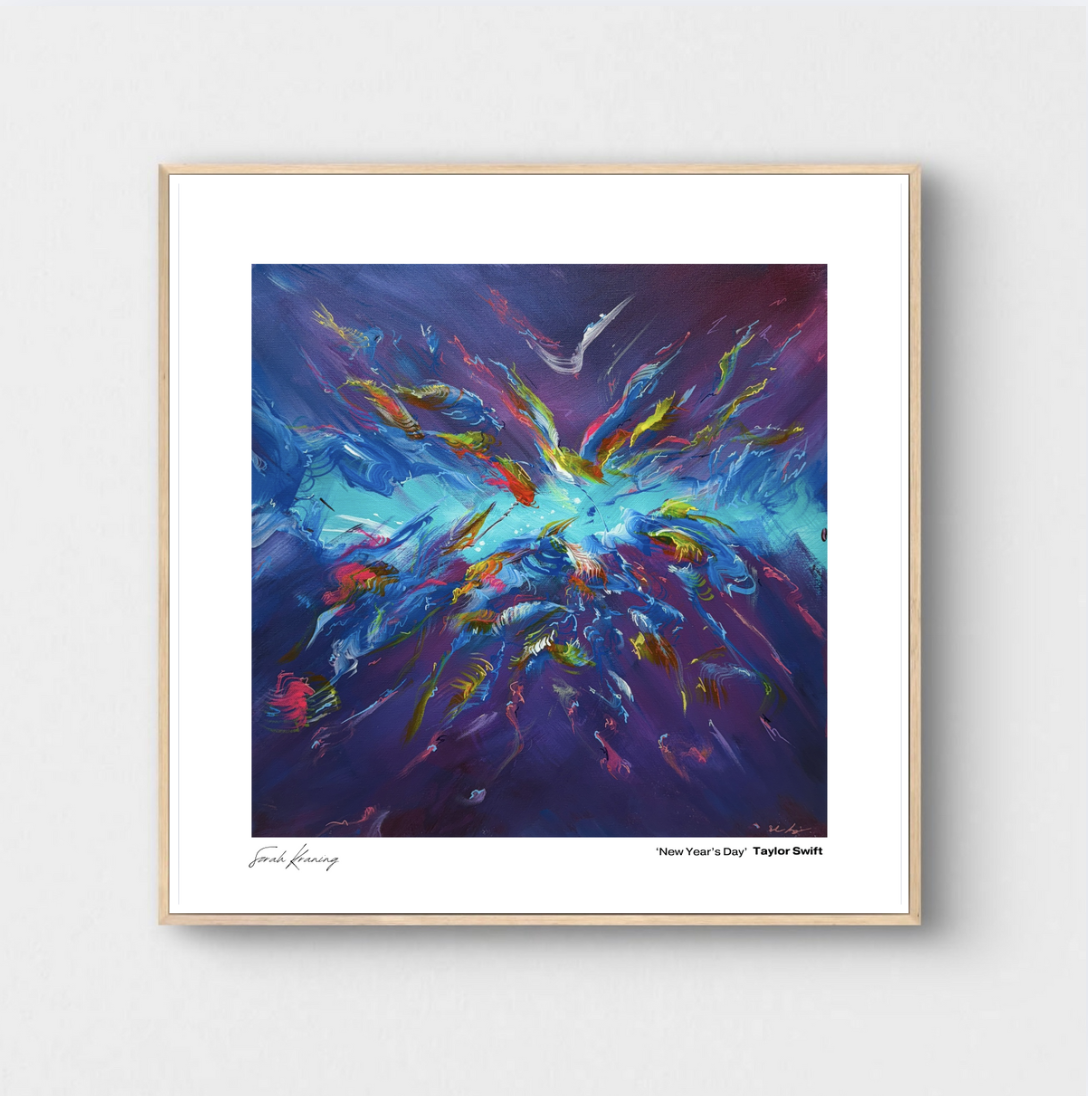 Taylor Swift "New Year's Day" Art Print