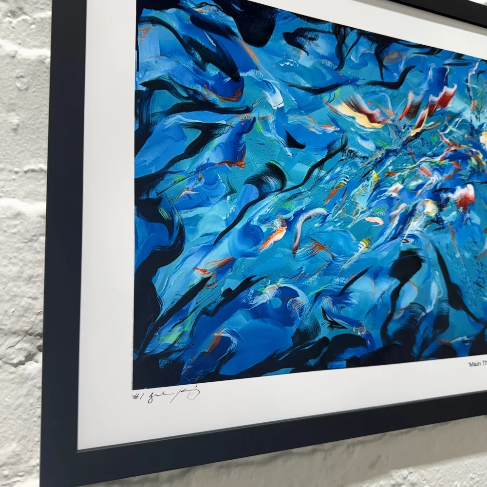 希少 Contemporary Art Severance - Main Theme' Synesthesia Art Print — Synesthesia