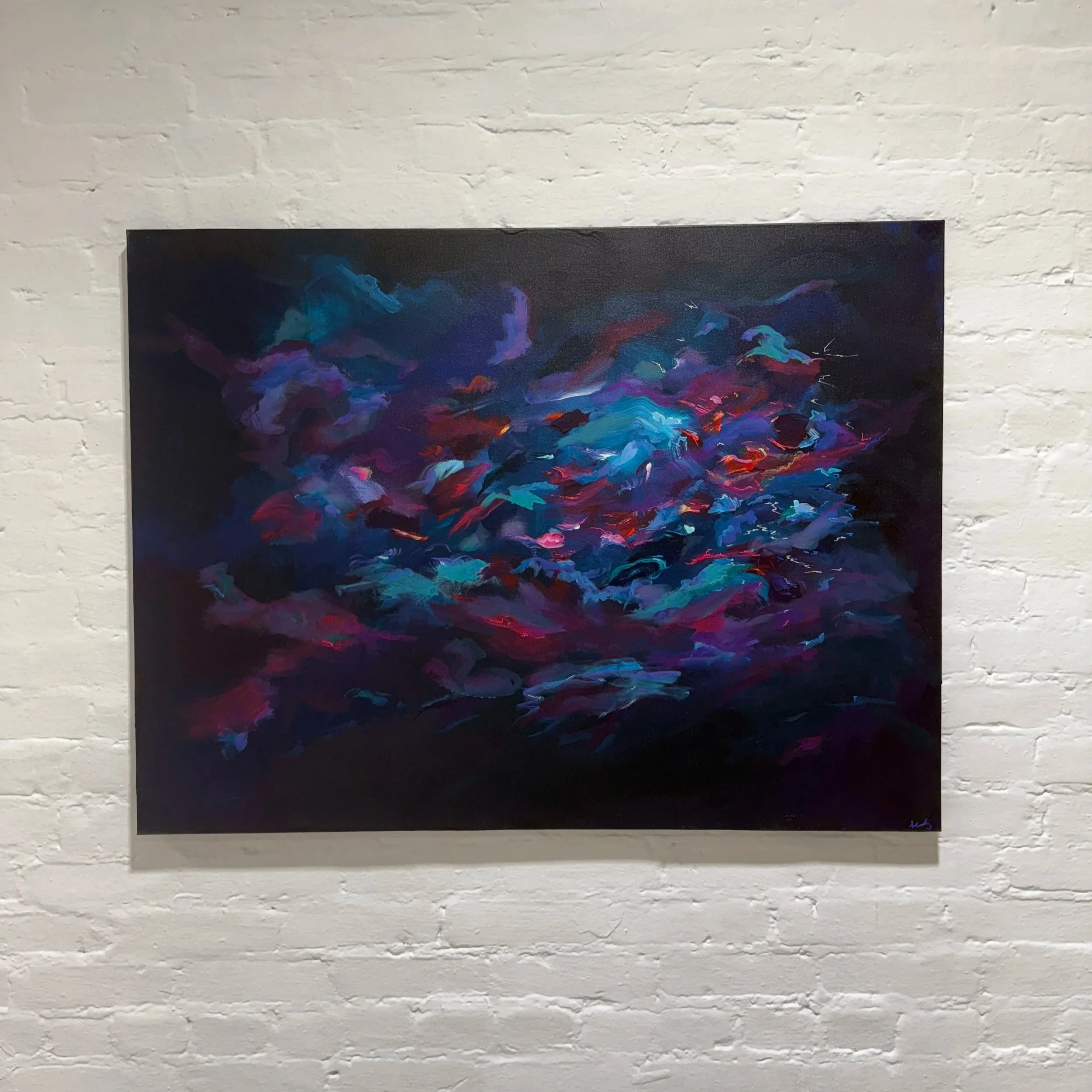 TITLE: 'Emergence - Sleep Token' //

30" x 40" original acrylic on canvas //

2025.