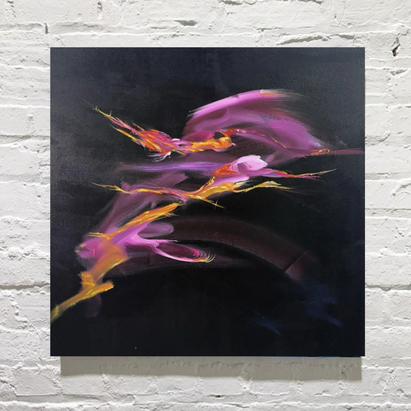 TITLE: 'Divinize' - Rosalia //

30" x 30" original acrylic on canvas, 2026