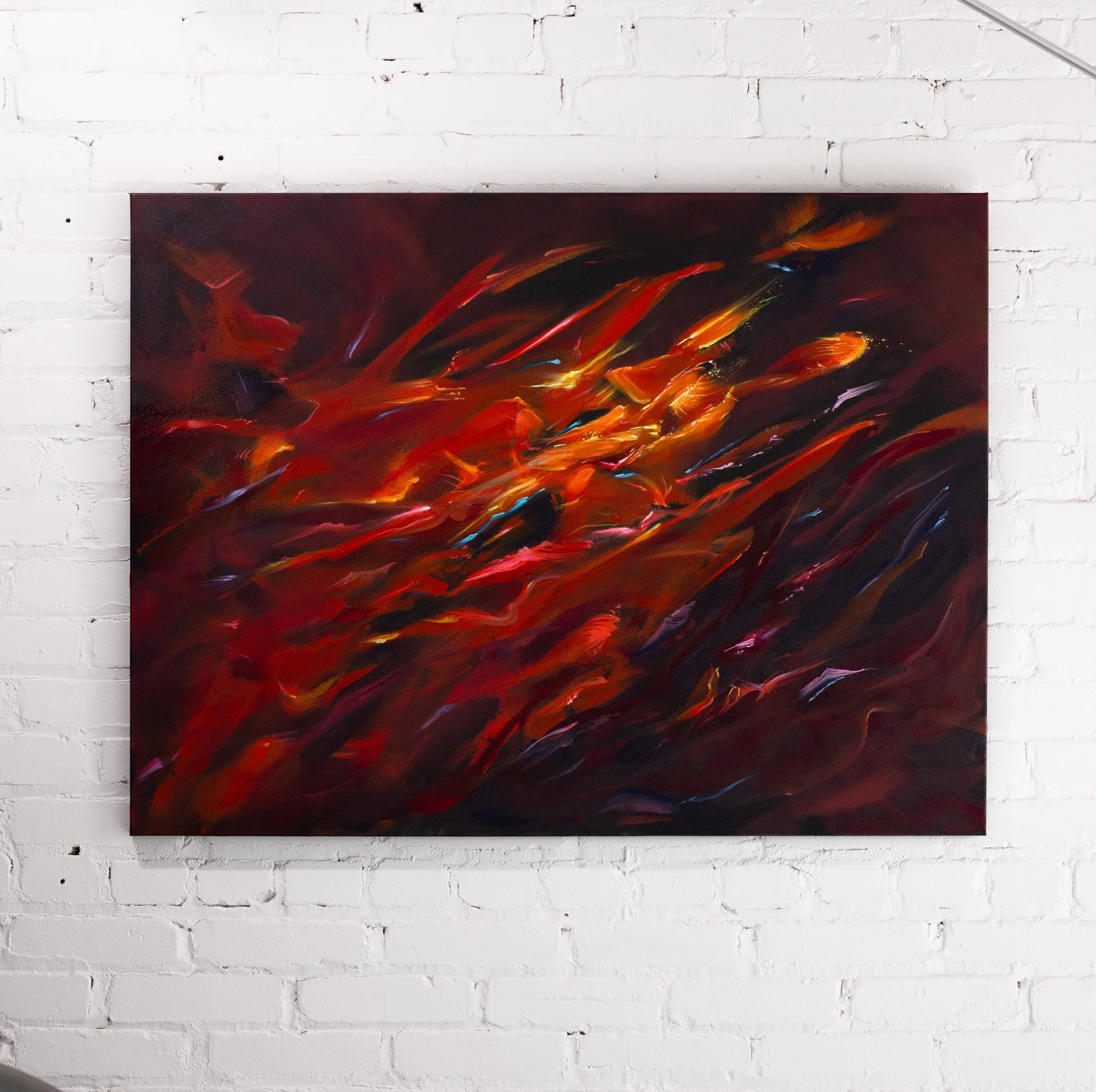 TITLE: 'Mr. Brightside - The Killers' //

30" x 40" original acrylic on canvas //

2026.
