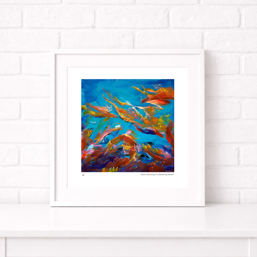 Framed Print by Sarah Kraning - Slow Dancing in a Burning Room.png