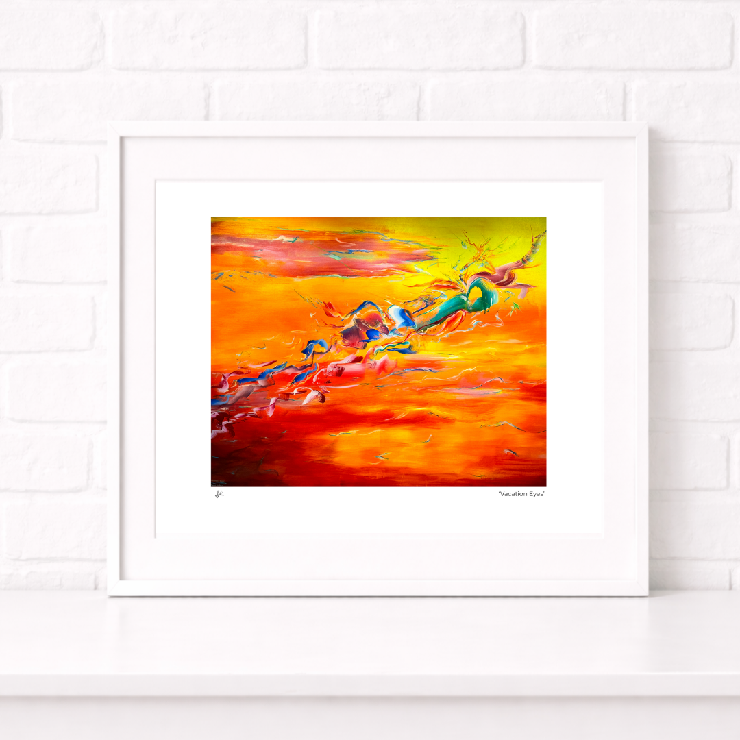 Framed Print by Sarah Kraning - Vacation Eyes.png