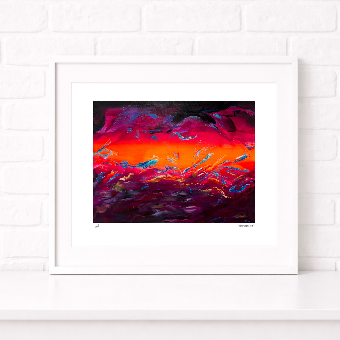 Framed Print by Sarah Kraning - dandelion.png