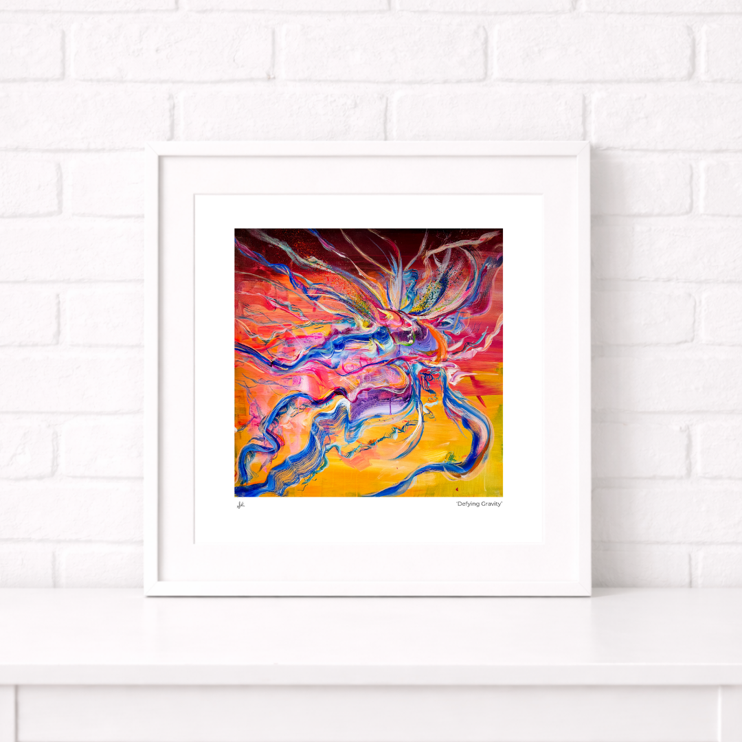 Framed Print by Sarah Kraning - Defying Gravity.png