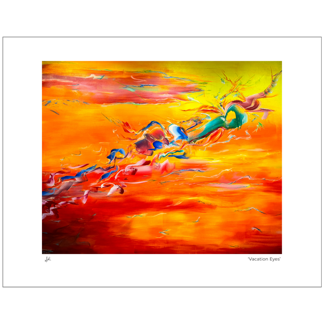 Jonas Brothers 'Vacation Eyes' artwork print by Sarah Kraning - Print.png