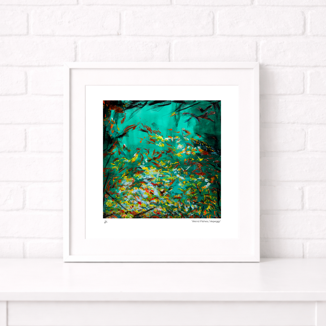 Framed Print by Sarah Kraning - Weird Fishes.png