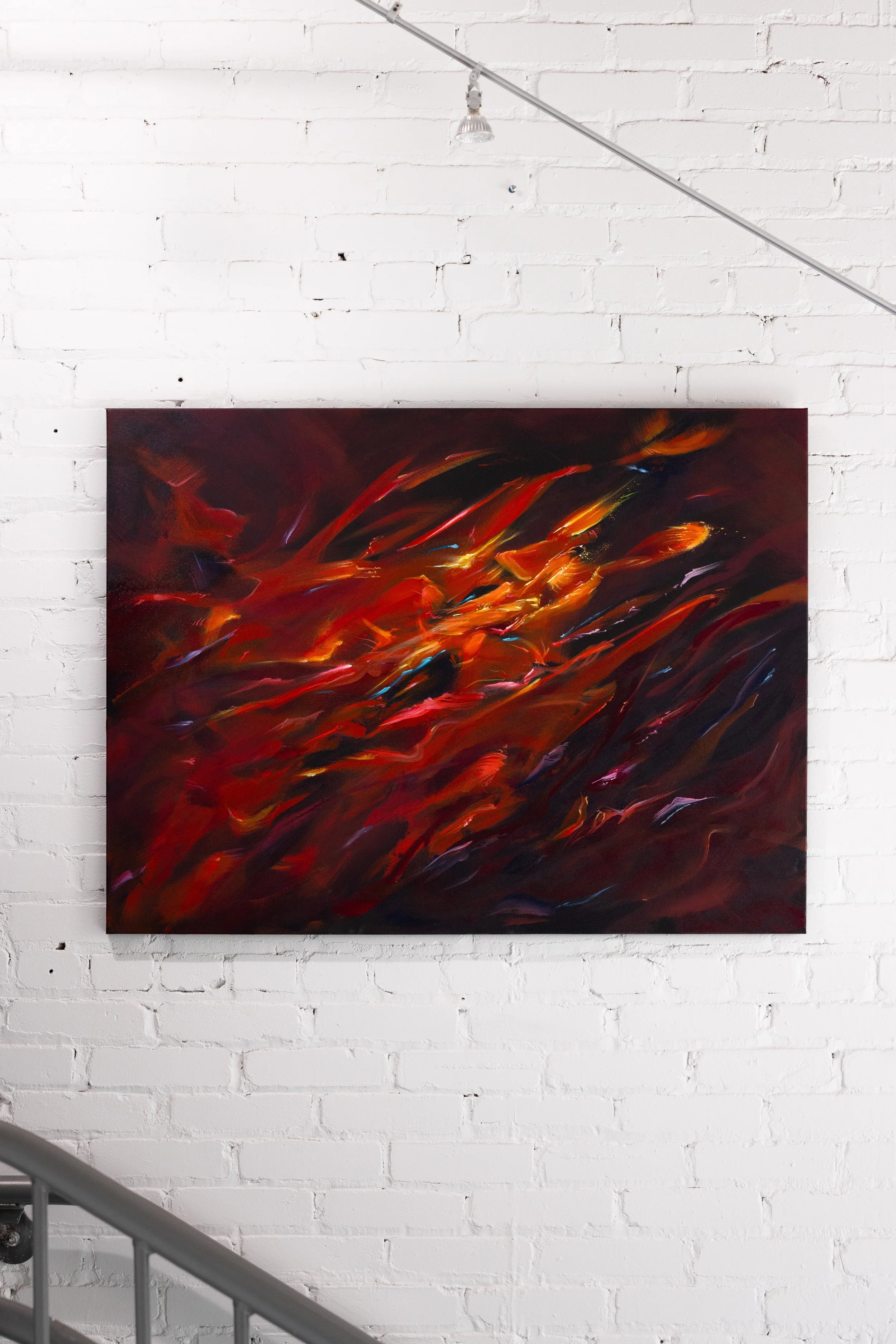 TITLE: 'Mr. Brightside' - The Killers //

30" x 40" original acrylic on canvas, 2026.