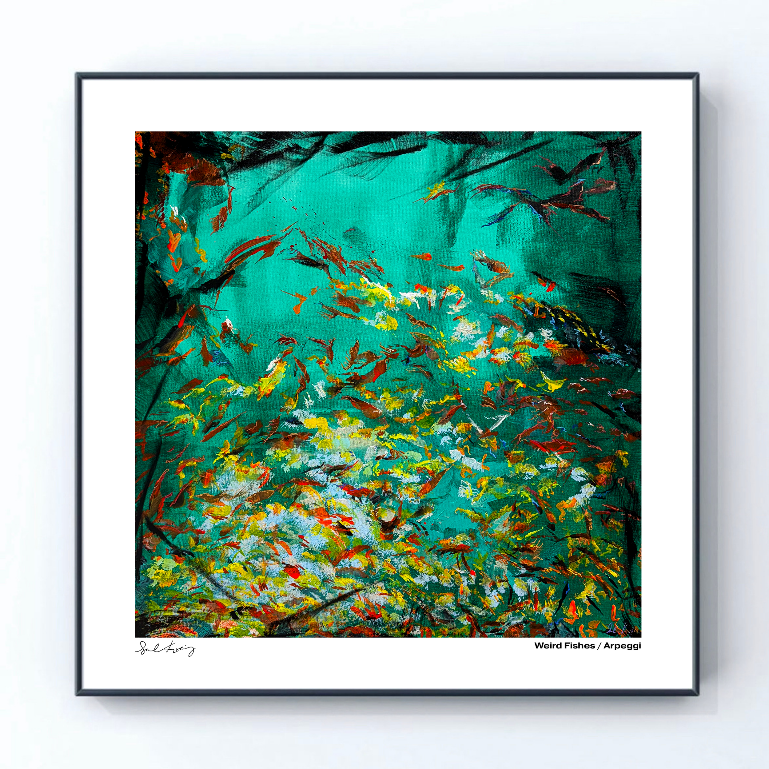 Radiohead &quot;Weird Fishes&quot; Art Print