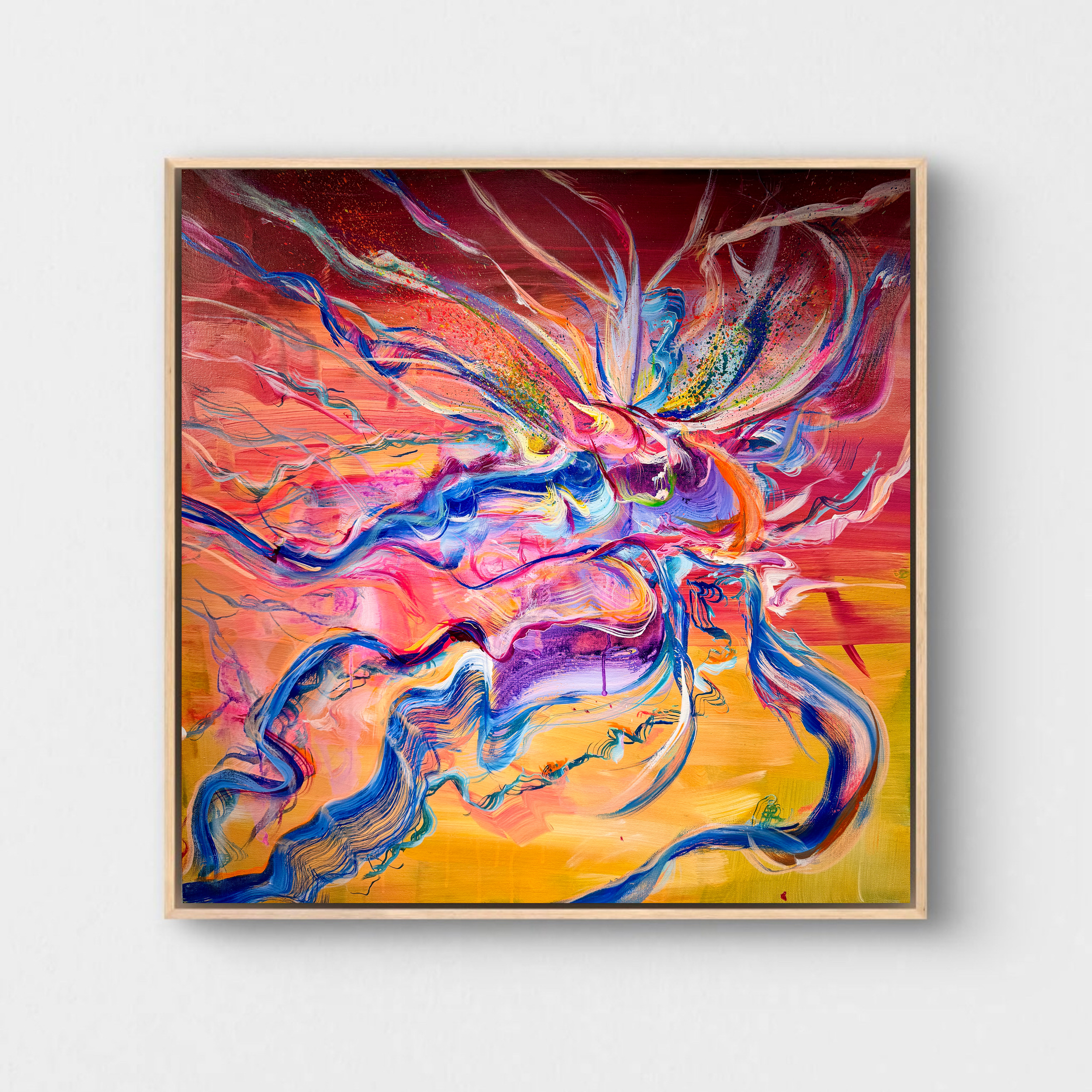 TITLE: 'Defying Gravity' - 'Wicked' Film Soundtrack //
Limited Edition prints owned by Cynthia Ervivo (Elphaba, Wicked Film)
30in x 30in original acrylic on canvas.