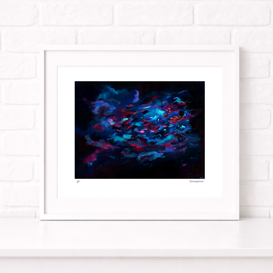 Framed Print by Sarah Kraning - Emergence.png