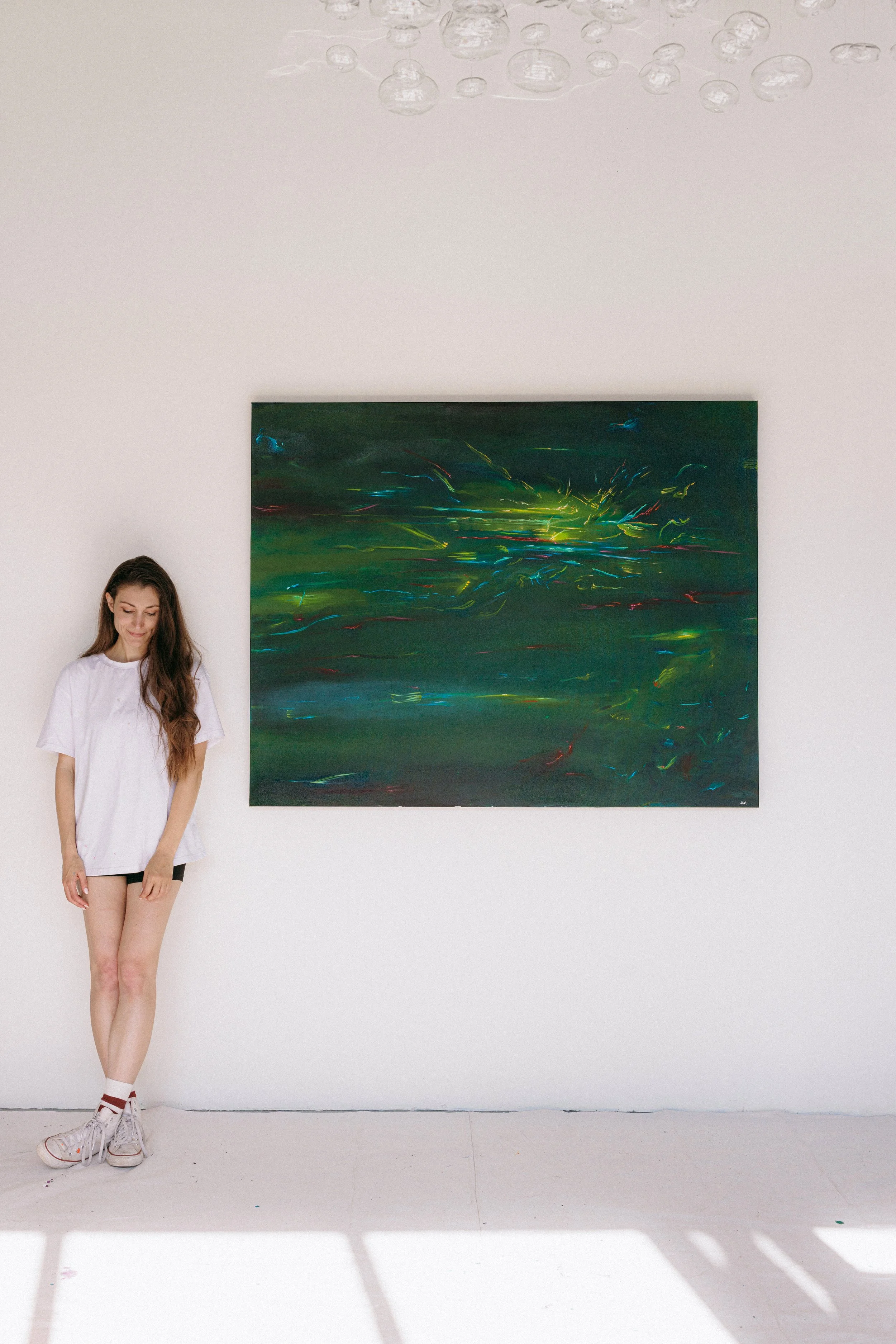 TITLE: 'Comfortably Numb' - Pink Floyd //

48" x 60" original acrylic on canvas, 2026.