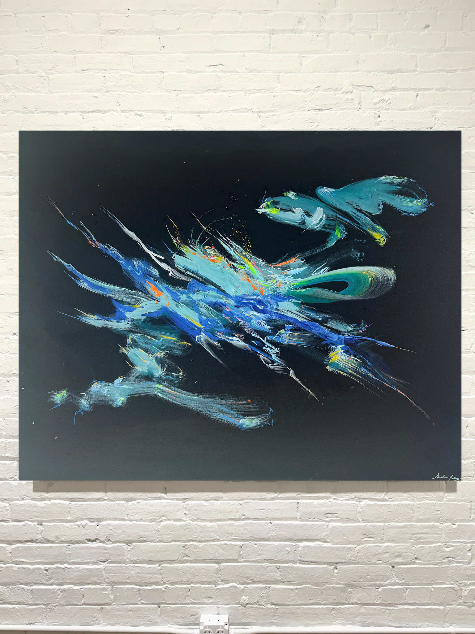 "Ocean Eyes" (Billie Eilish) Original Painting