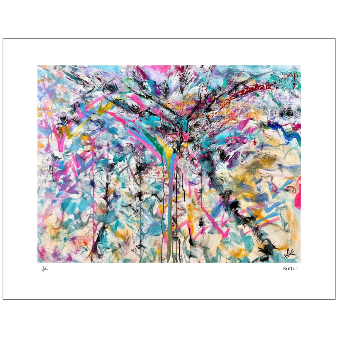 BTS 'Butter' artwork print by Sarah Kraning - Print.png