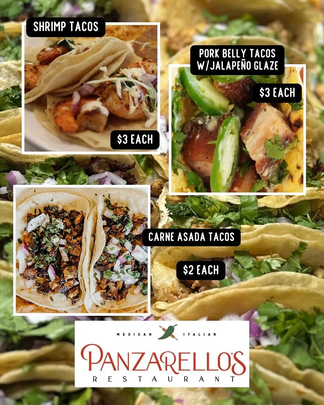 THURSDAY SPECIALS!! Come in for our taco Thursdays or buy one get one half off pastas!! While you&rsquo;re at it&hellip; pair with one of our house wines&hellip; 50% off!!! Can&rsquo;t beat that! #panzarellos #panzarellosrestaurant #eatupland #foodie