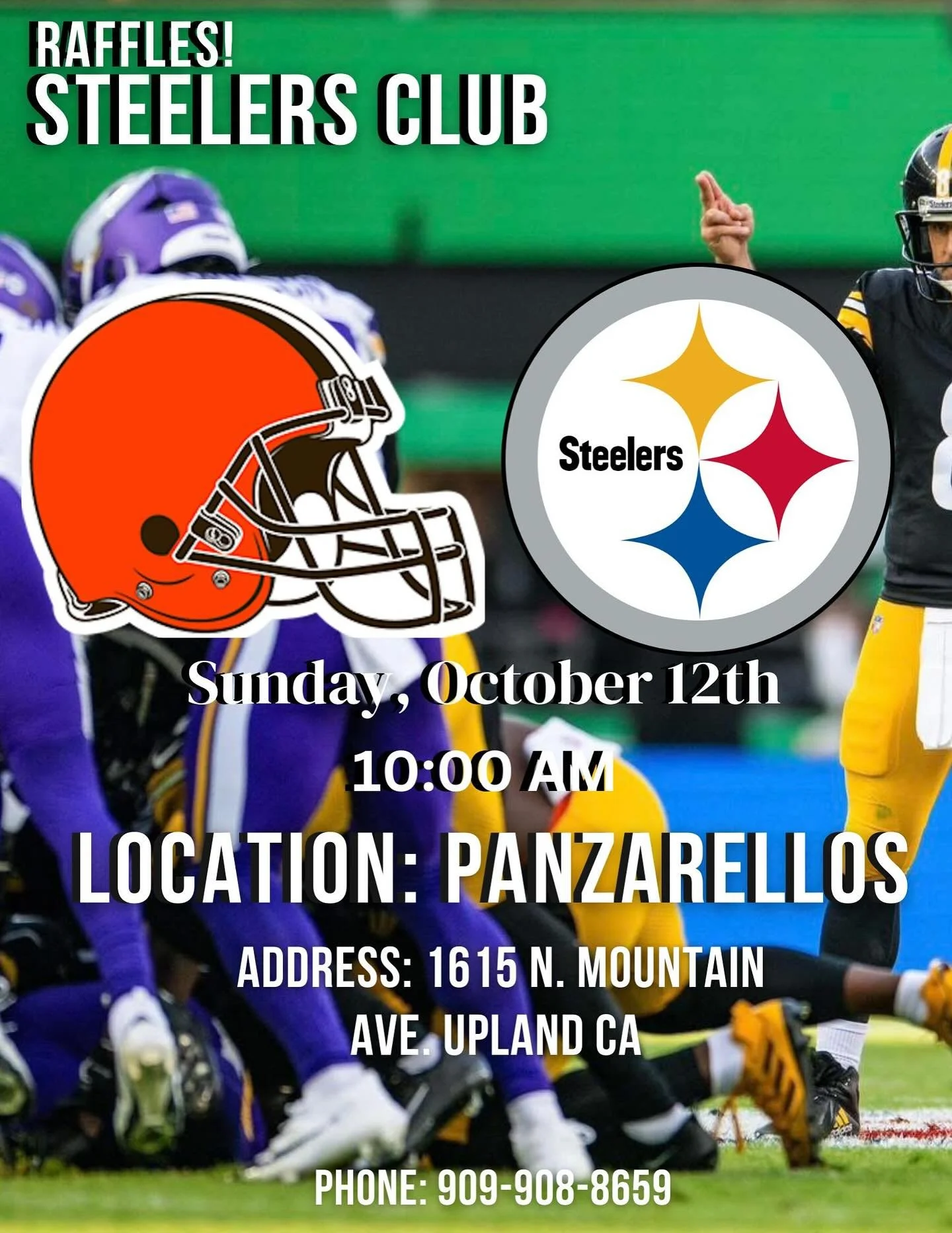 Let’s GO STEELERS!!! Don’t forget to make your reservation! #steelers #pittsburghsteelers #steelersfootball #panzarellos #panzarellosrestaurant #foodies #eatupland