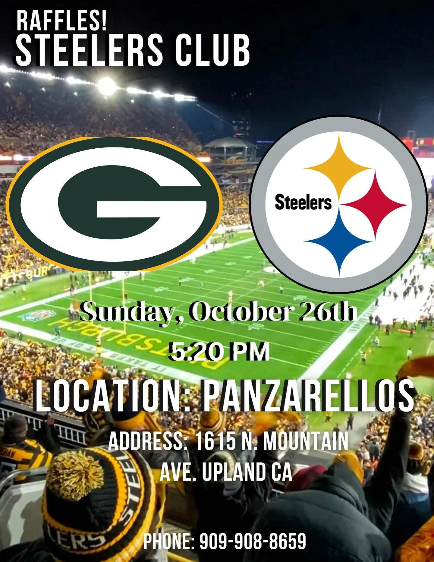 This Sunday!!! Let’s go Steelers!!!! Call or text your reservations to the number on the flyer!! #steelers #pittsburghsteelers #nfl #football #panzarellos #panzarellosrestaurant #foodies #steelersclub