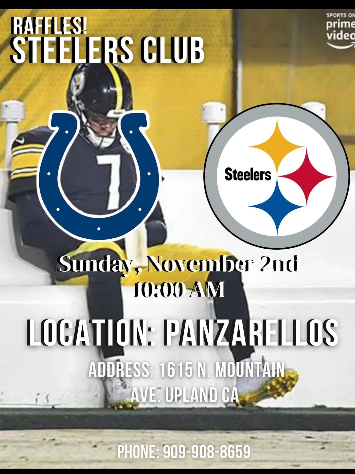 Let&rsquo;s keep pushing Steelers Fans!!! See you this weekend!! Make your reservations!! #pittsburghsteelers #steelers #steelersfootball #panzarellos #panzarellosrestaurant #foodies