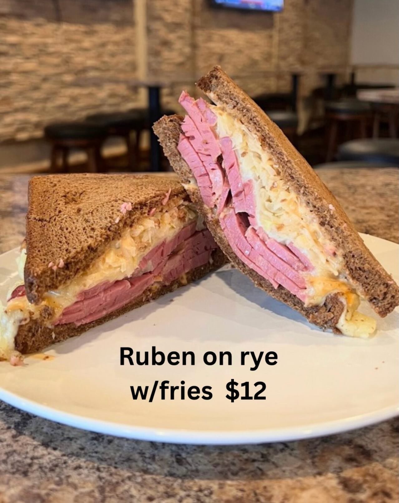 Yummm!!! #rubensandwich #panzarellosrestaurant #eatupland #foodies