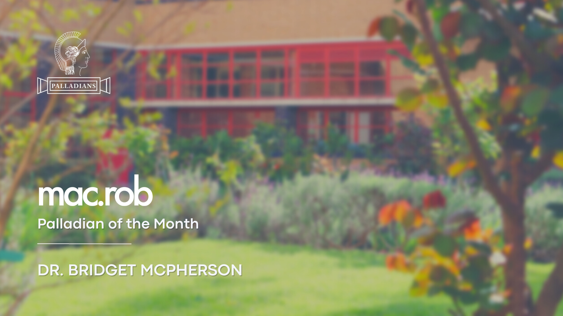 Palladian of the Month — The Mac.Robertson Girls' High School