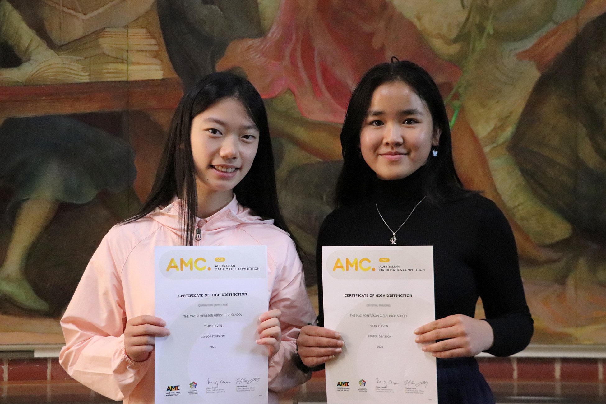 Australian Mathematics Competition 2021 — The Mac.Robertson Girls' High