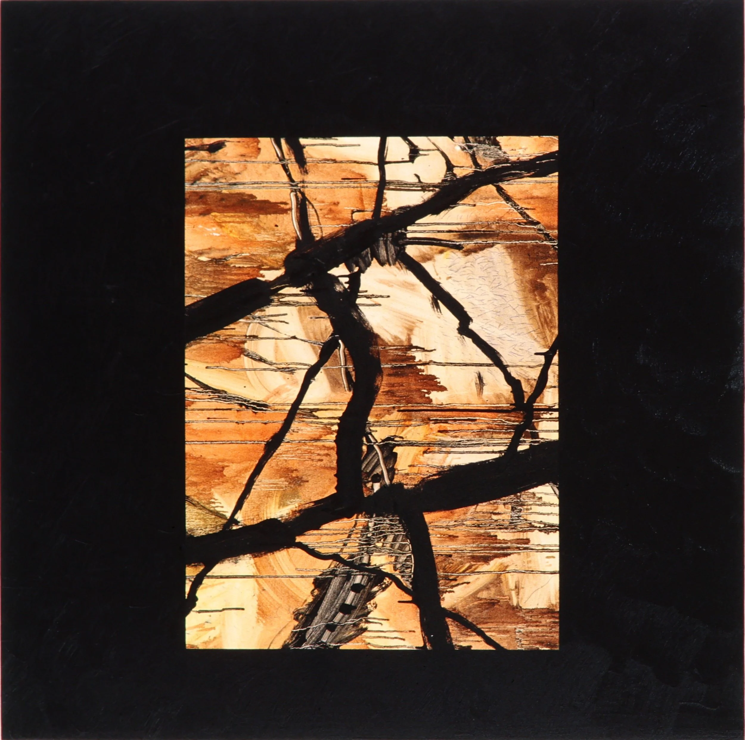 Fields #4, 1999, Oil On Panel, 48 x 48 in