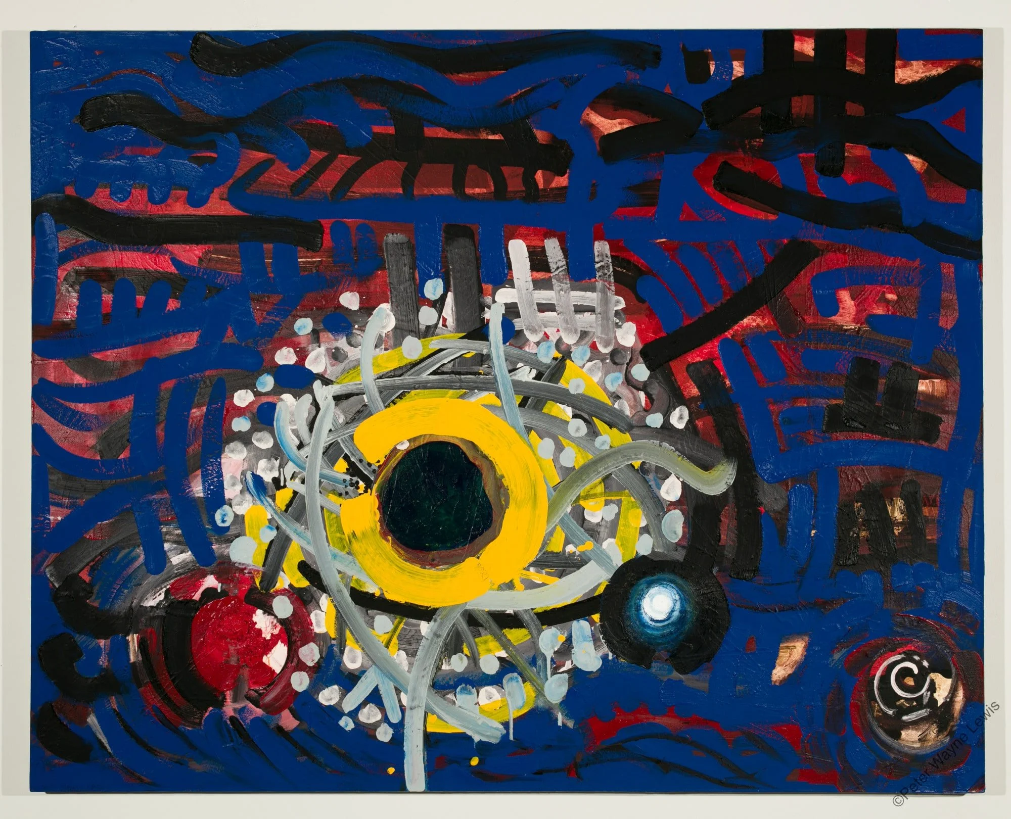 Buoyancy # 12, 2022, Oil on Linen, 48 x 60 in