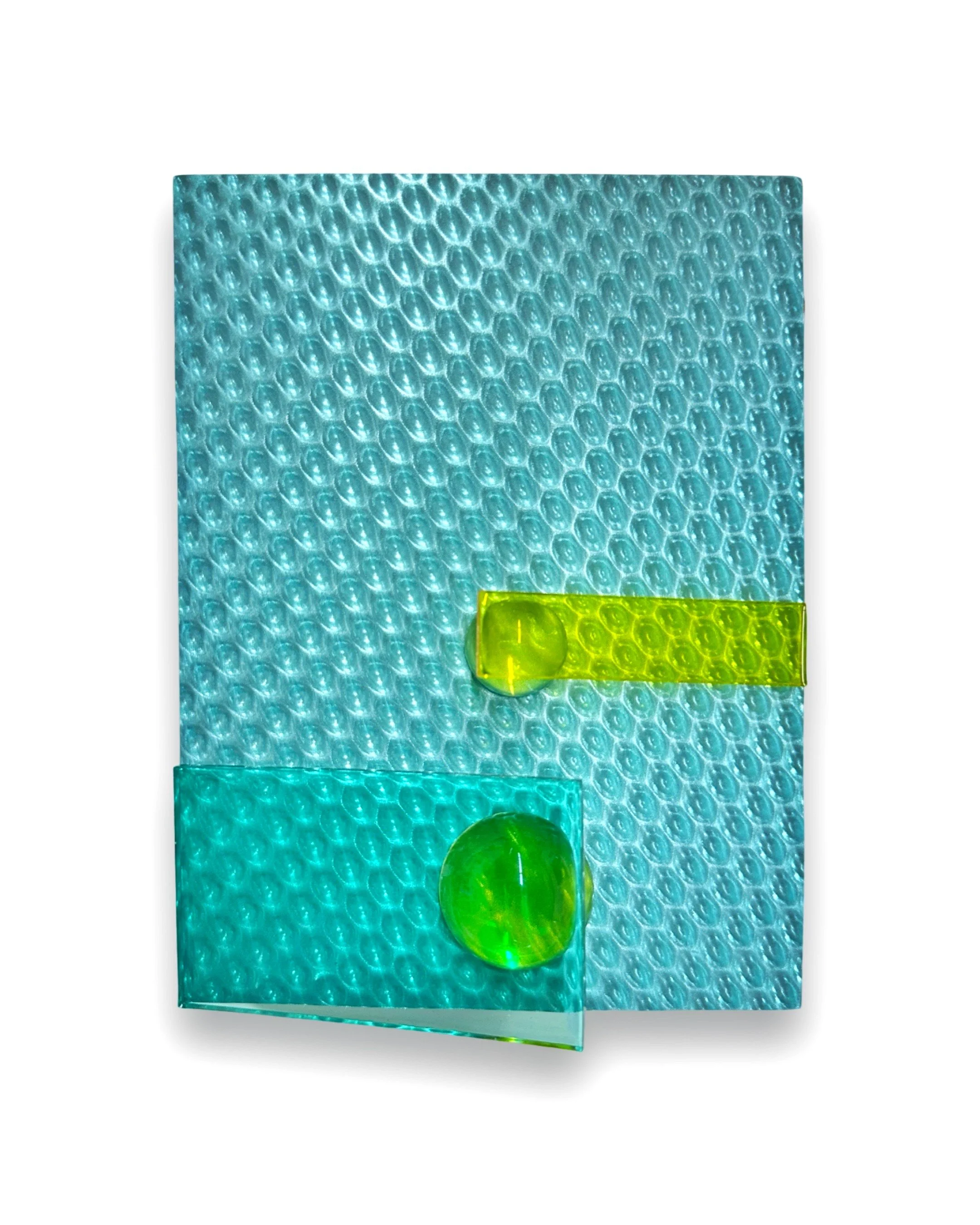 Kepler's Window, 2024, Polymer and acrylic on wood panel, 11”x14"