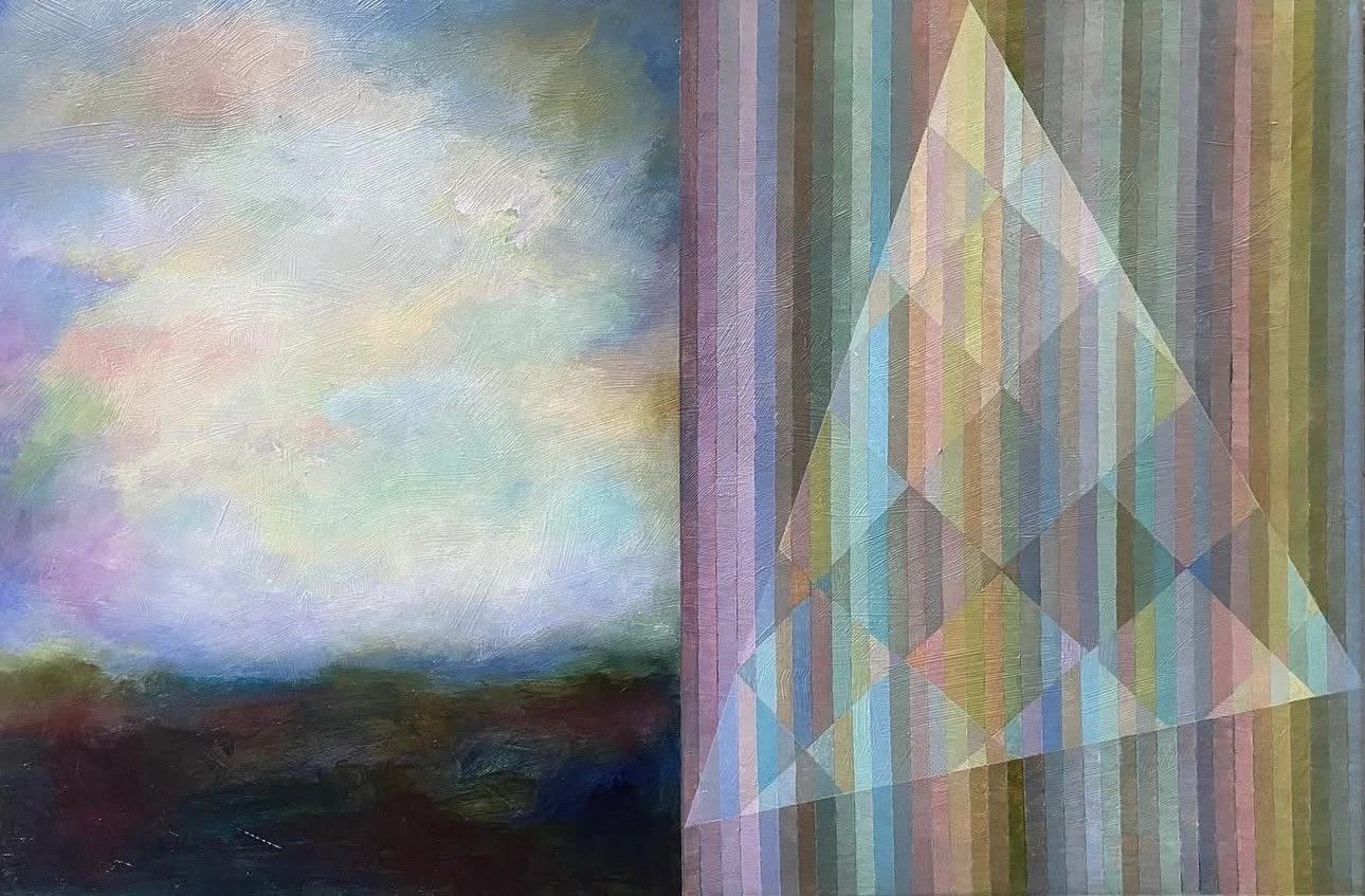 Culture clash III, Oil and acrylic on canvas, 24x36