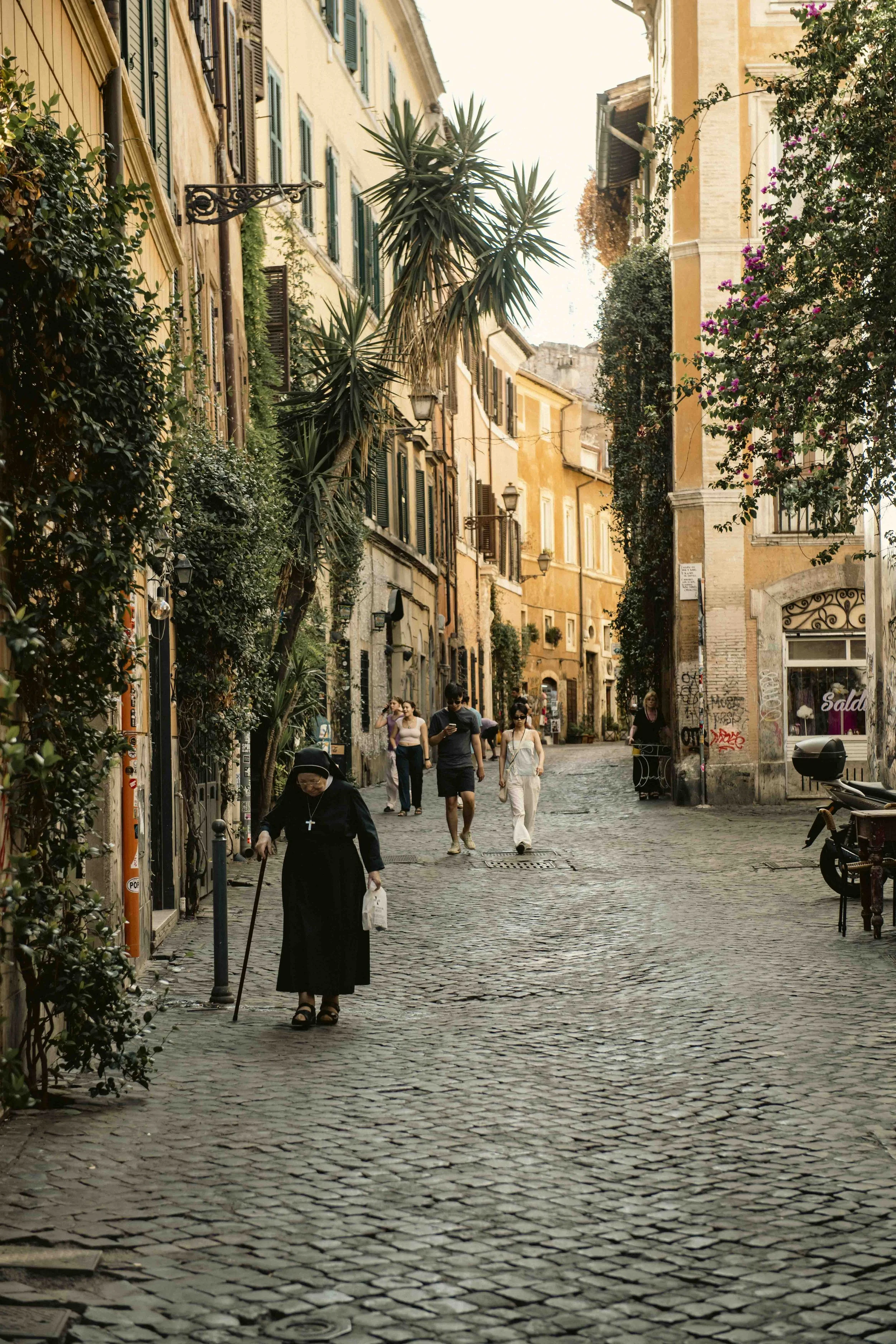Passeggiando per Trastevere, 2025, Giclée Fine Art Matte Paper 24”x 36”