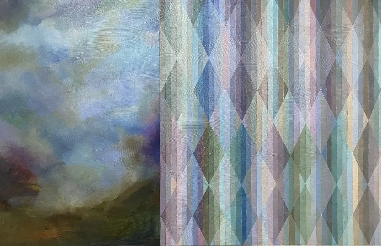 Culture Clash II, Acrylic and oil on canvas, 24x36