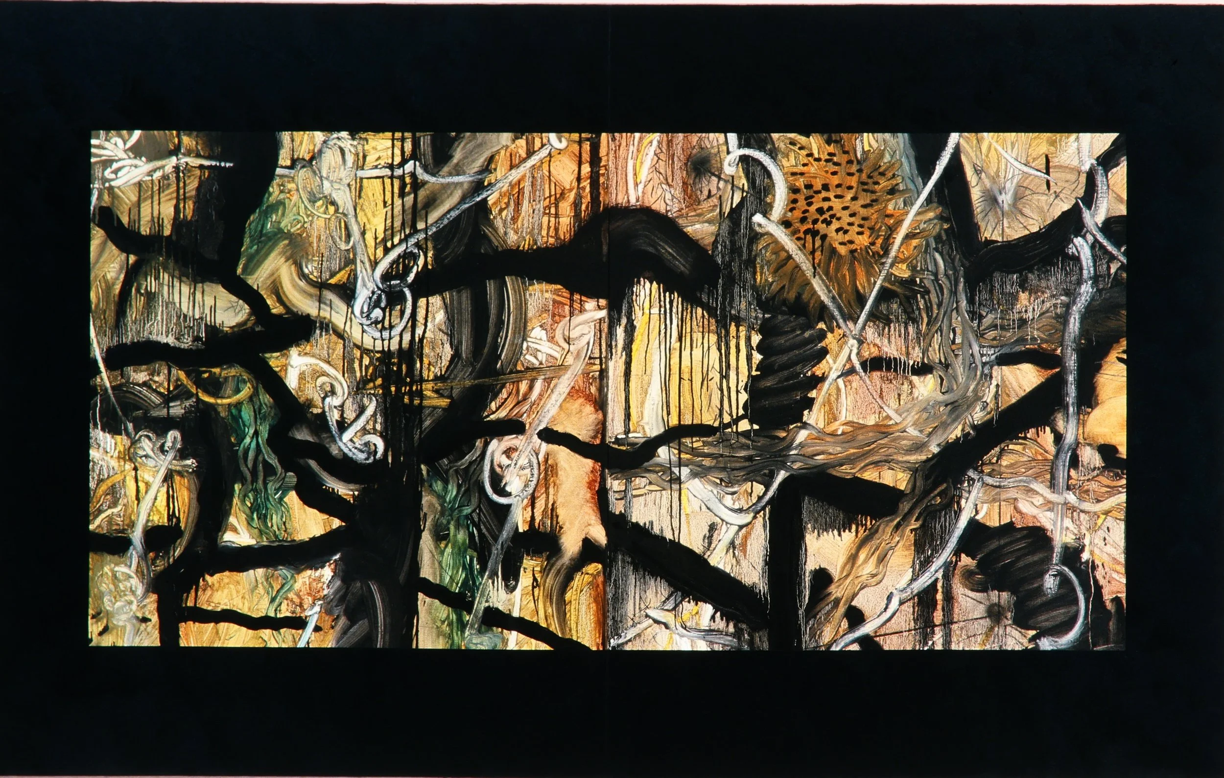 Field #25, 2000, Oil On Panel, 60 x 96 in