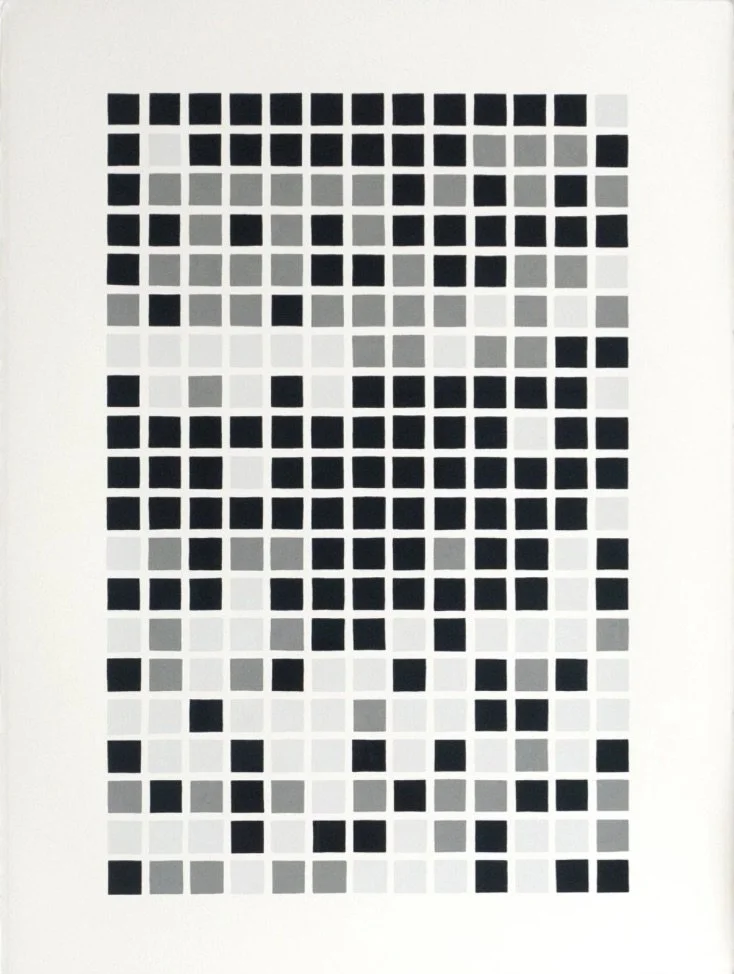 Hannah Robinett, Trinity, 2020, Gouache on Paper, 33.5 x 25 inches (90.17 x 63.5 cm)
