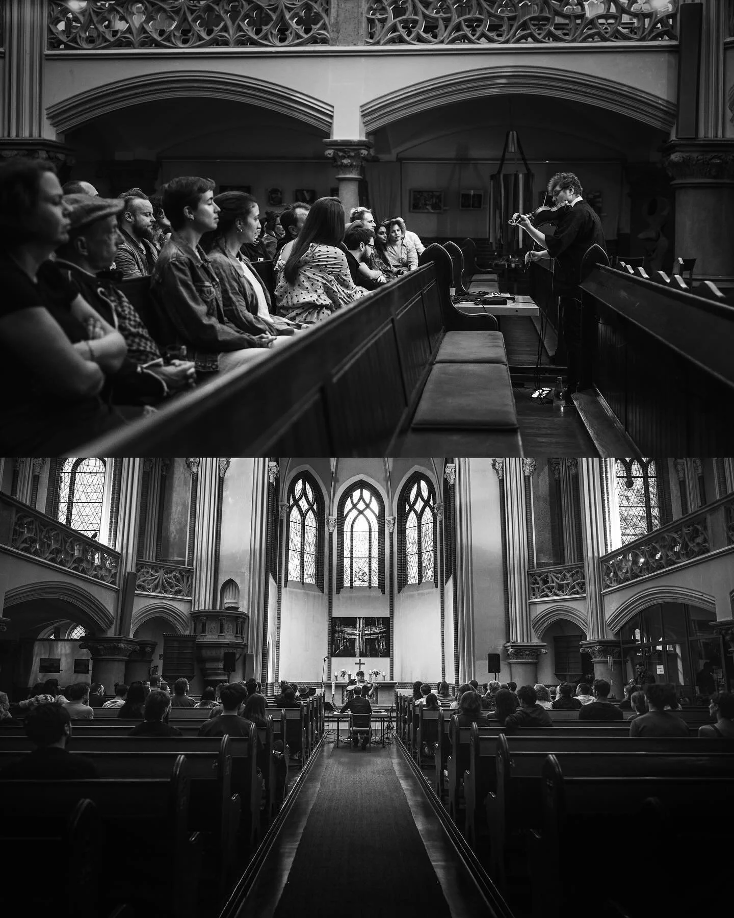 A breathtaking evening of neoclassical and ambient music for violin and electronics in 3D sound. 

It was a real pleasure experiencing this in Berlin&rsquo;s beautiful Tabor Church. Since directing a music video for one of Alexey&rsquo;s new tracks (