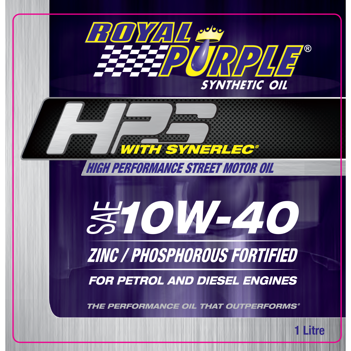 HPS – SAE 10W-40 High Performance Street Motor Oil - 1 Litre