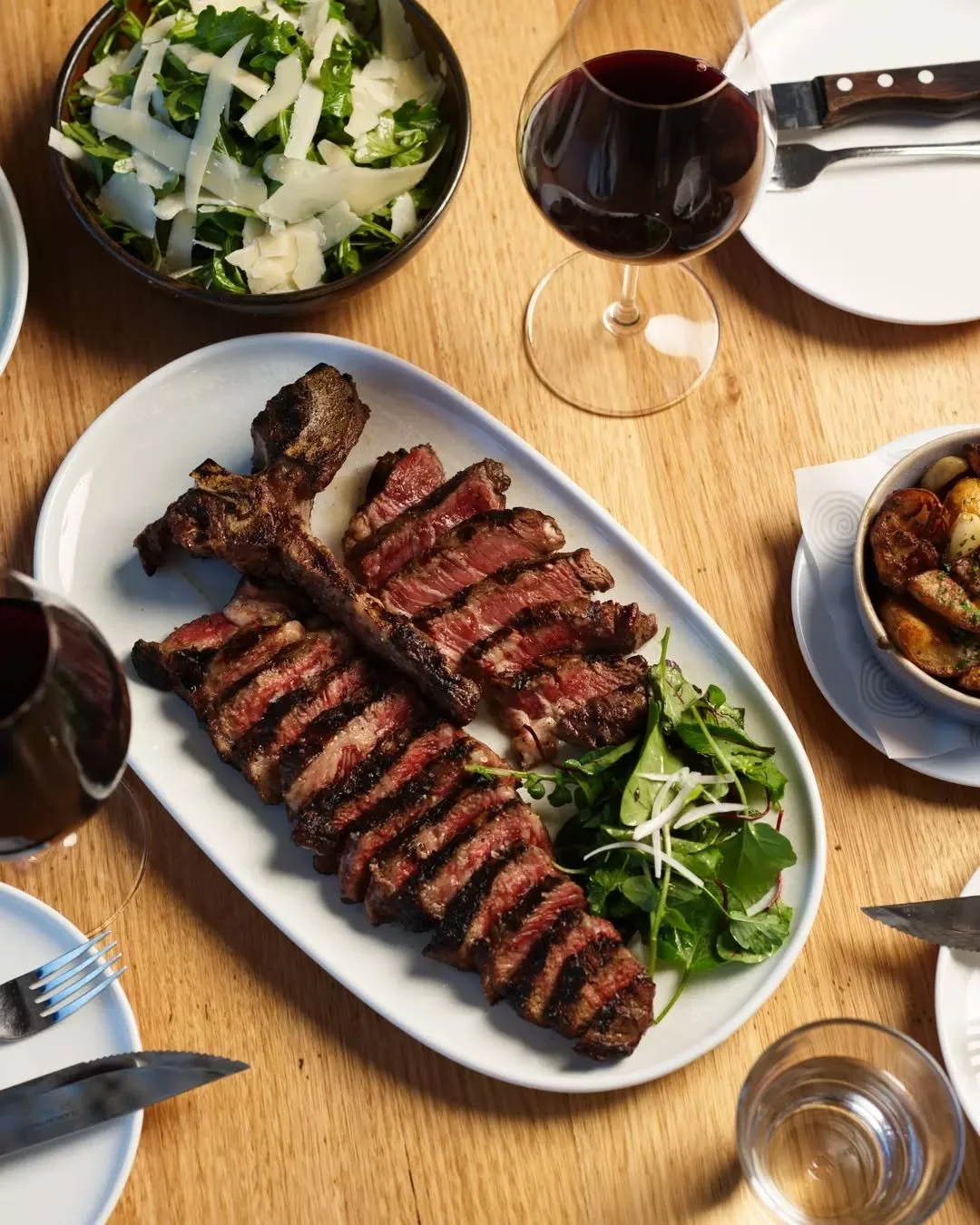 Need to up your protein? Do it in the most delicious way, with a big, buttery steak - like our ultra-premium T-Bone Florentine MB4+, a generous cut of Gippsland&rsquo;s finest @oconnorbeef. 

📍 Bondi Beach, Cronulla Beach, Narellan, Top Ryde &amp; S