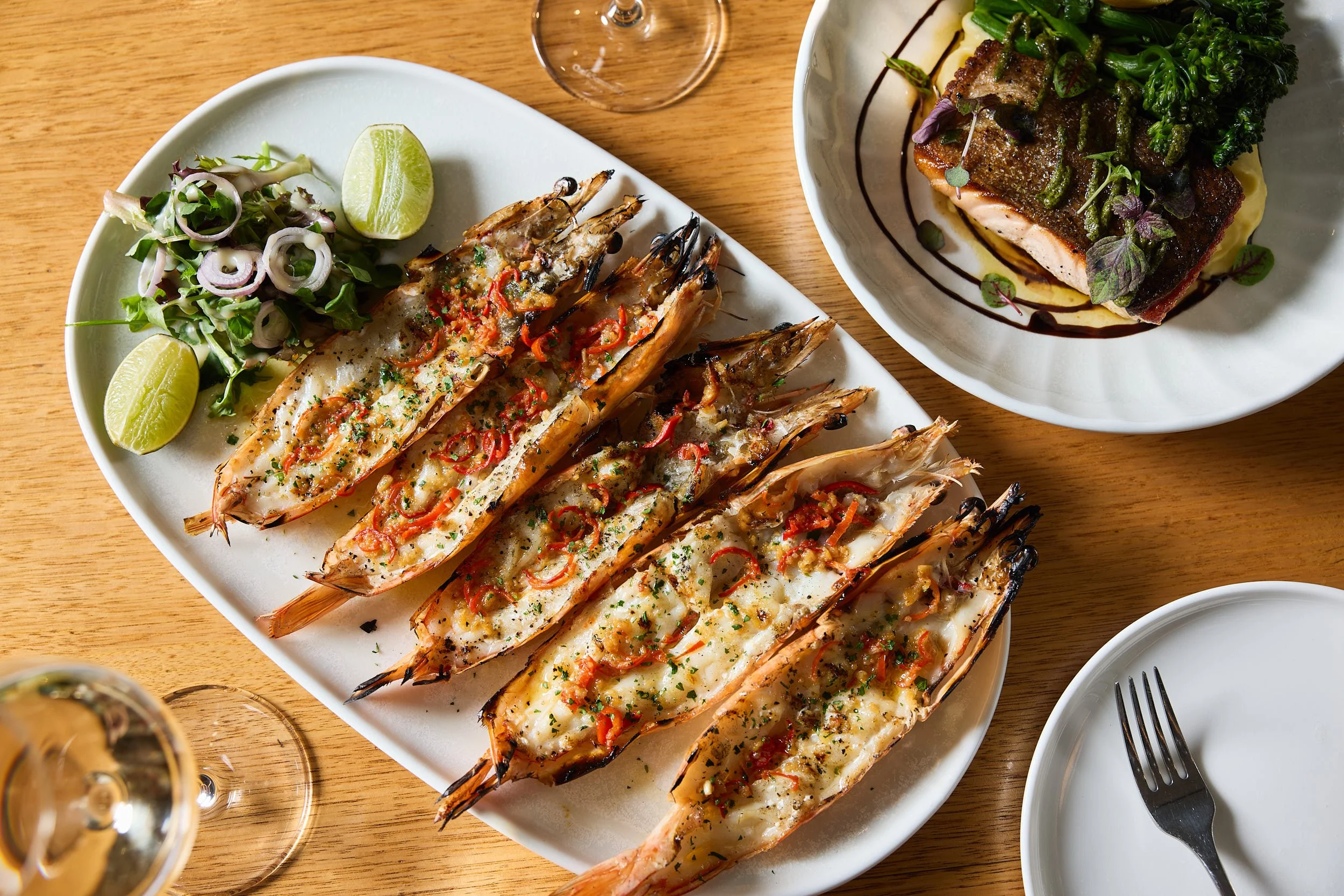 Hurricane's Grill & Bar Bondi Beach - Grilled King Prawns (Steven Woodburn).jpg