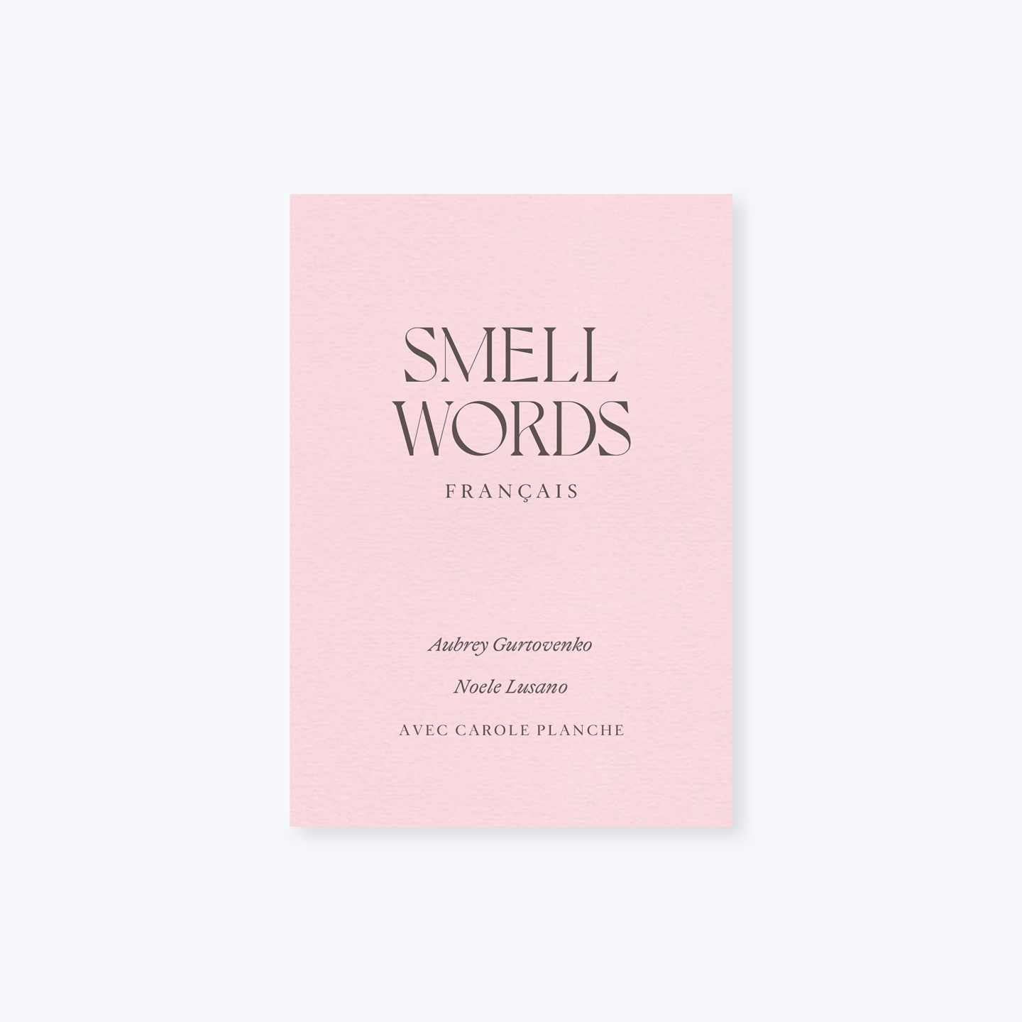 Smell Words en Français (Preorder)