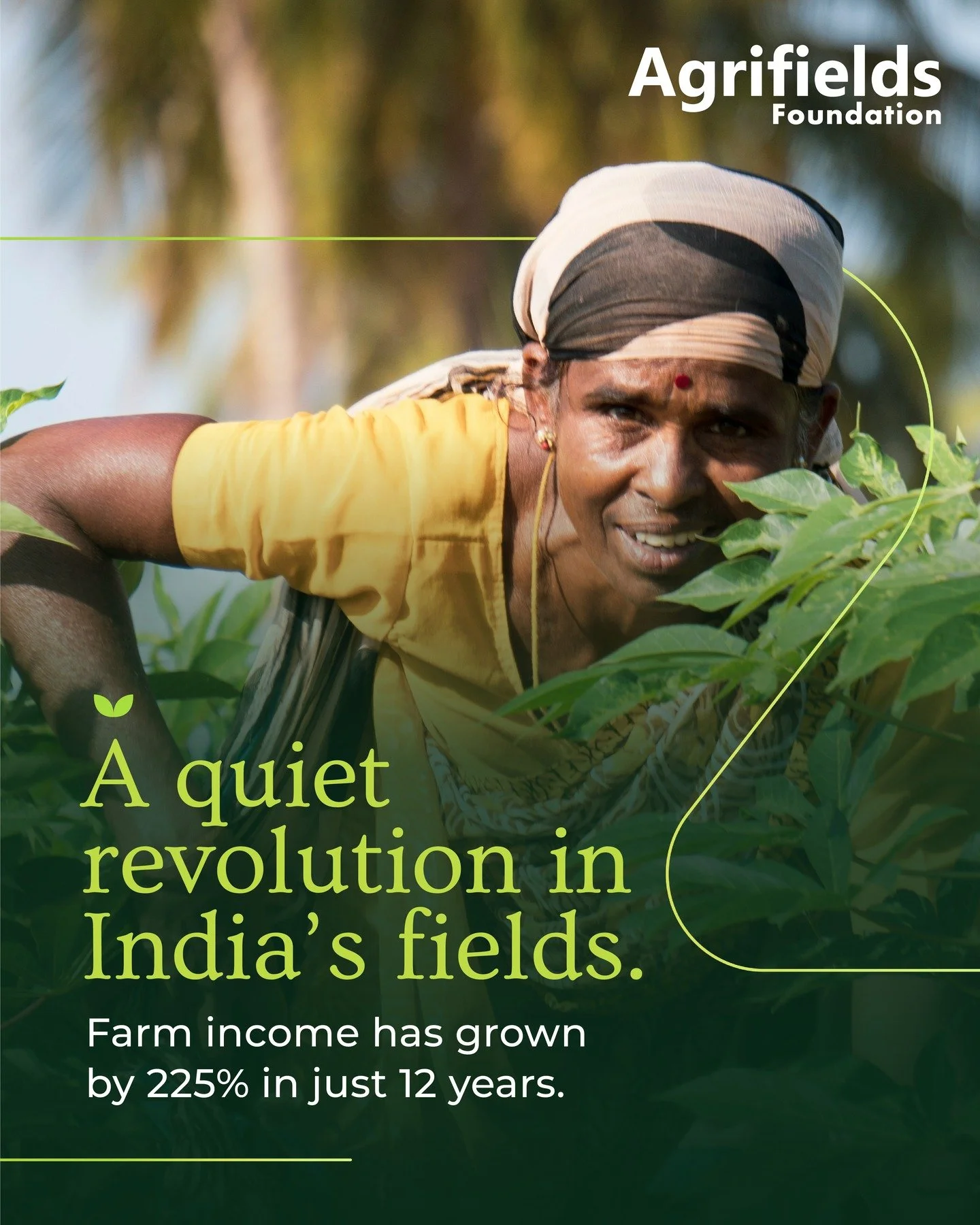 India&rsquo;s farms are transforming &mdash; and so are the lives they sustain. 🌾

With farm income rising 225% in 12 years, rural economies are becoming stronger and more resilient.

We&rsquo;re proud to support this progress through farmer trainin